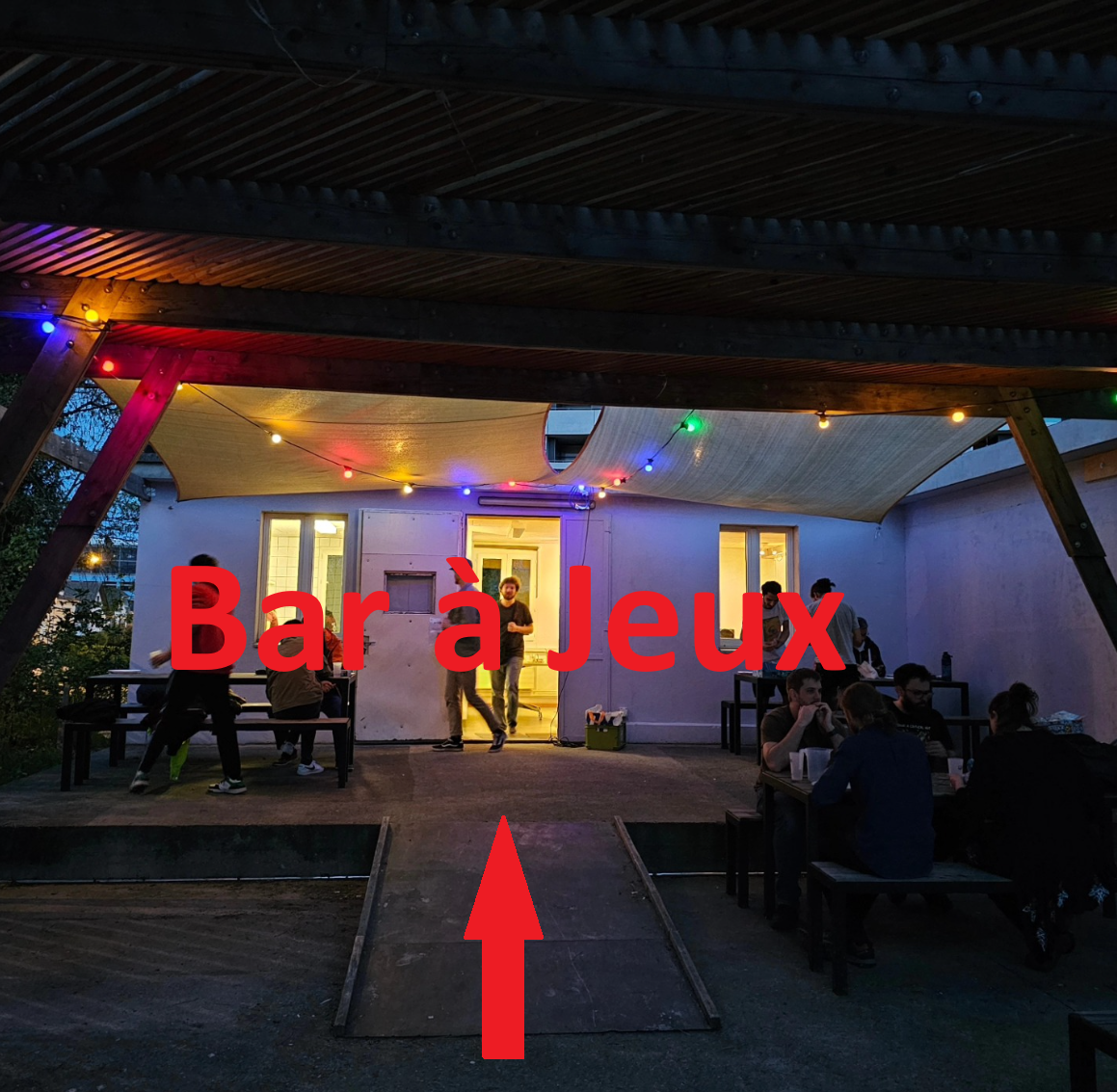 Acces au Bar a Jeux - photo 2